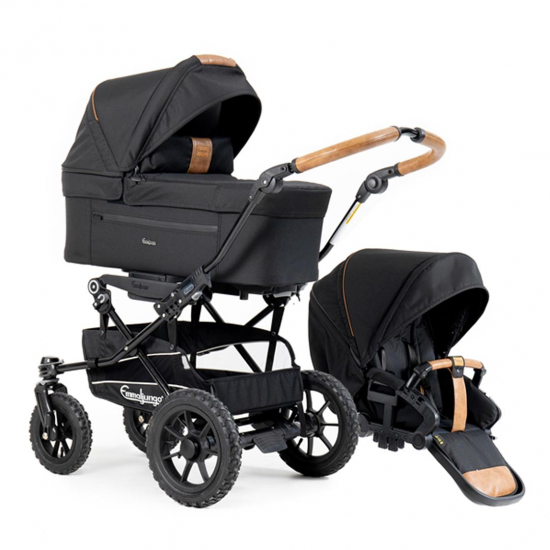 Emmaljunga Alu S Outdoor Black 2024 – robust för snö och terräng