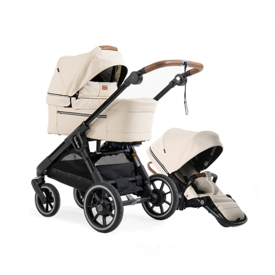 Emmaljunga Sento LUX Ergo Sand Beige – ergonomisk vagn för stora barn