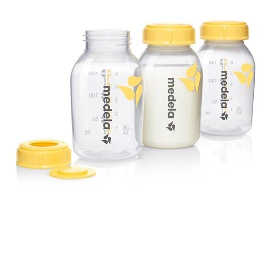 Medela Nappflaska 150 ml 3-pack – okrossbar flaska för bröstmjölk