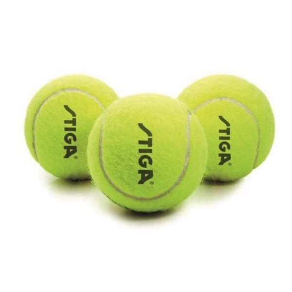 STIGA Tennisbollar 3-pack – träningsbollar för alla underlag