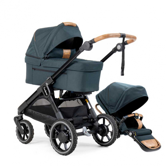 Emmaljunga Sento Max Ergo – robust duovagn för terräng med ergonomisk sitts