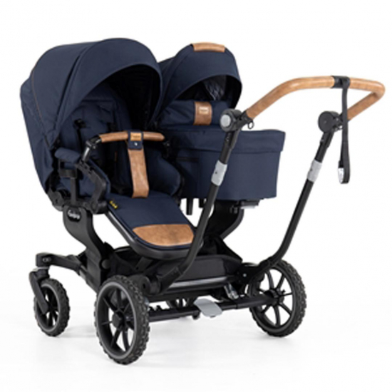 Emmaljunga NXT Twin 735 Flat – syskonvagn för olika barnåldrar