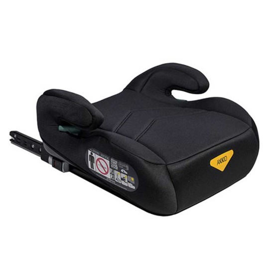 Axkid Mate 2 ISOFIX Shell Black – bilkudde för 125–150 cm