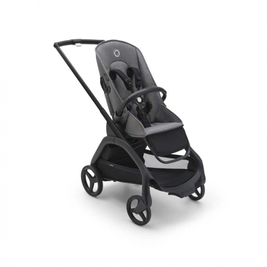 Bugaboo Dragonfly Base Barnvagn Black/Grey Melange