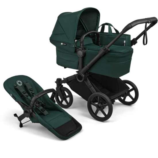 Bugaboo Donkey 6 Fern Green – flexibel duovagn för större familjer