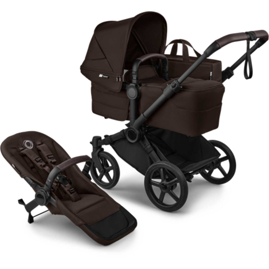 Bugaboo Donkey 6 Cocoa Brown – duovagn för större familjer