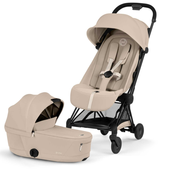 Cybex Coya Duovagn Matt Black – ultrakompakt design för resor och stadsliv