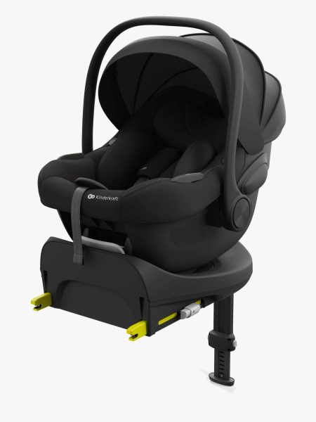 Kinderkraft I-LITE Babyskydd inkl. ENDURA SAFE FX Bas, Black – bilstol konstruerad för svenska familjebilar