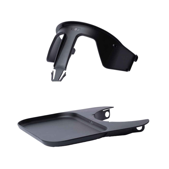 KAOS Klapp Bygel & Matbricka Charcoal Black – tillbehörspaket