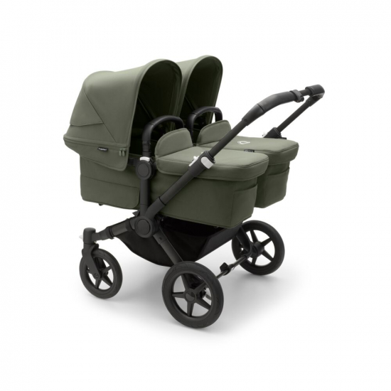 Bugaboo Donkey 5 Twin Tvillingvagn Black/Forest Green