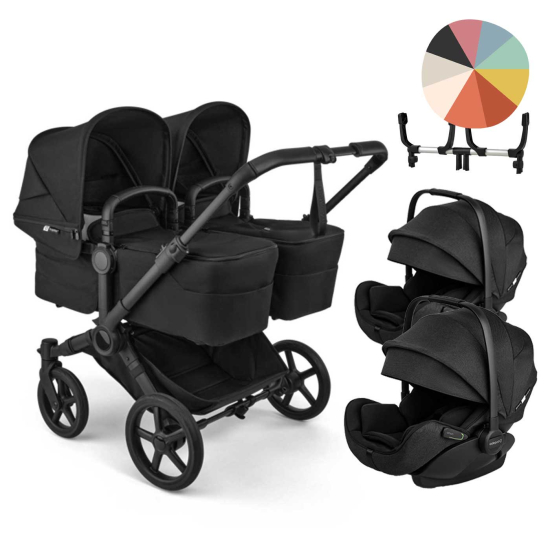 Bugaboo Donkey 6 Tvillingvagn Inkl. Otter Babyskydd