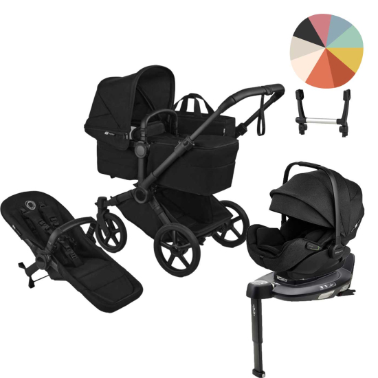 Bugaboo Donkey 6 – rymlig syskonvagn för två barn