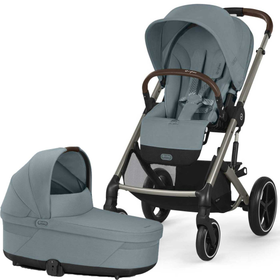 Cybex Balios S Lux Duo – hopfällbar duovagn för stad och land