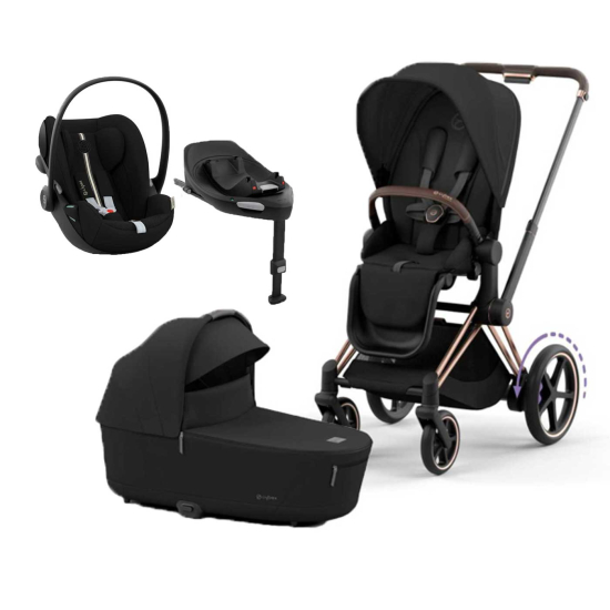 Cybex e-Priam Cloud G – eldriven vagn med modernt babyskydd