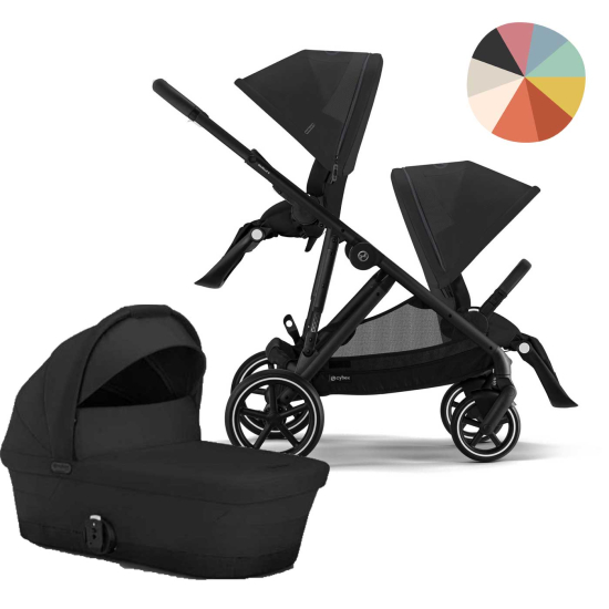 Cybex Gazelle S Syskonvagn – 20+ kombinationer för maximal flexibilitet