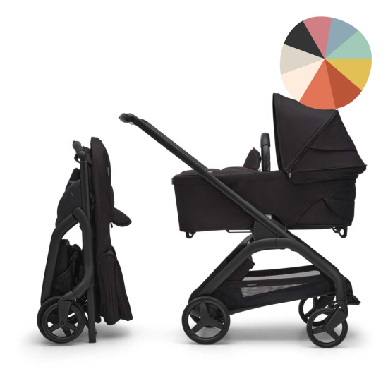 Bugaboo Dragonfly – hybrid mellan sulky och duovagn, anpassbar färg