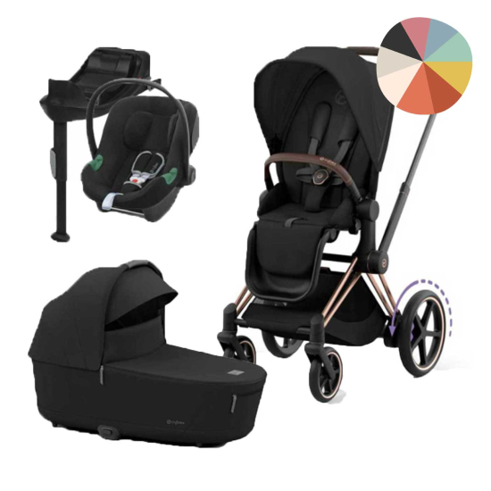 Cybex e-Priam – eldriven duovagn för backar och terräng