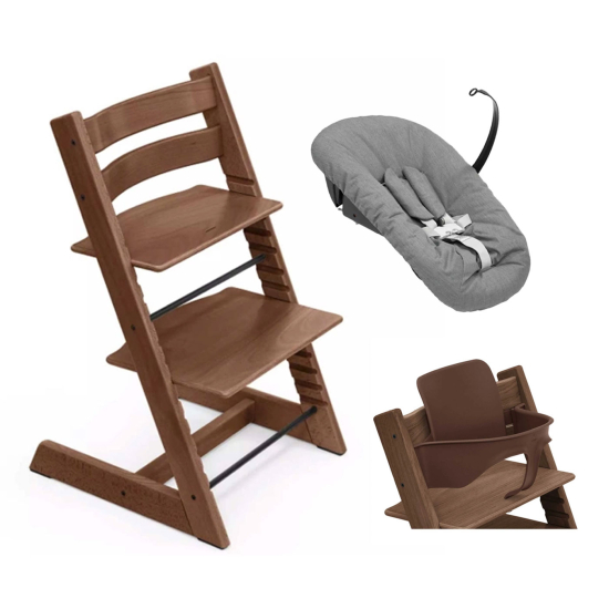 Stokke Tripp Trapp med Newborn & Baby Set² – komplett paket