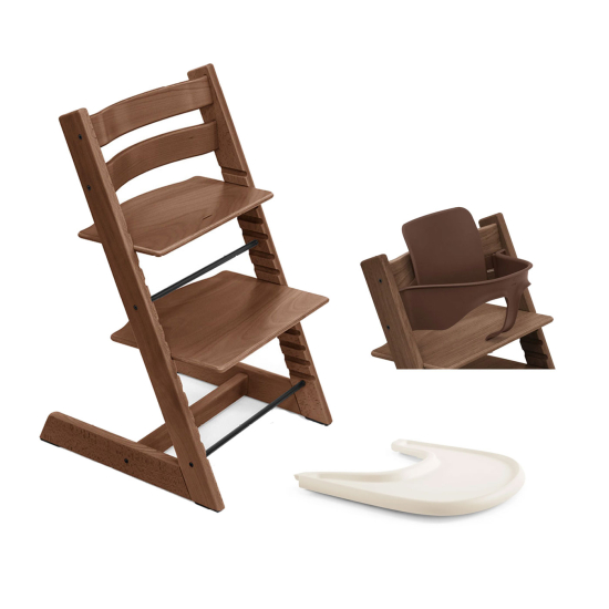 Stokke Tripp Trapp med Baby Set & matbricka – från 6 mån till vuxen
