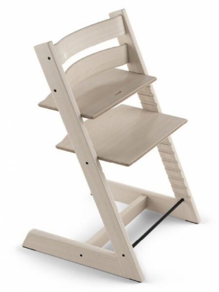 Stokke Tripp Trapp Whitewash – matstol från nyfödd till 120 kg
