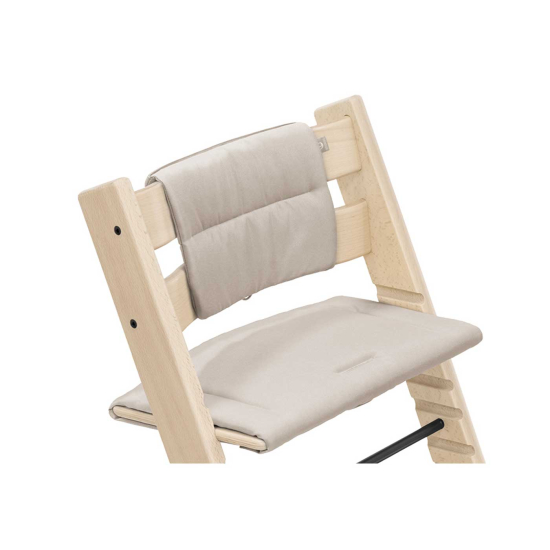 Stokke Tripp Trapp Dyna Beige – tvättbar sittdyna i 100% bomull