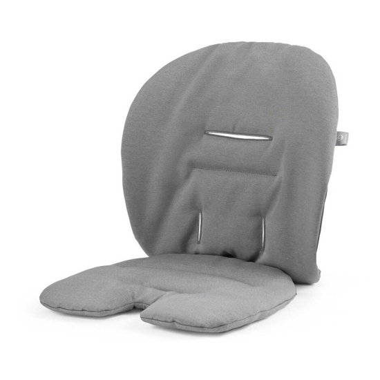 Stokke Steps Dyna Dark Grey Melange – mjukt sittstöd för Steps Baby Set