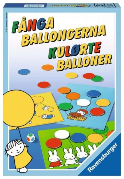 Ravensburger Fånga Ballongerna – färglärande spel för 2–4 spelare från 3 år