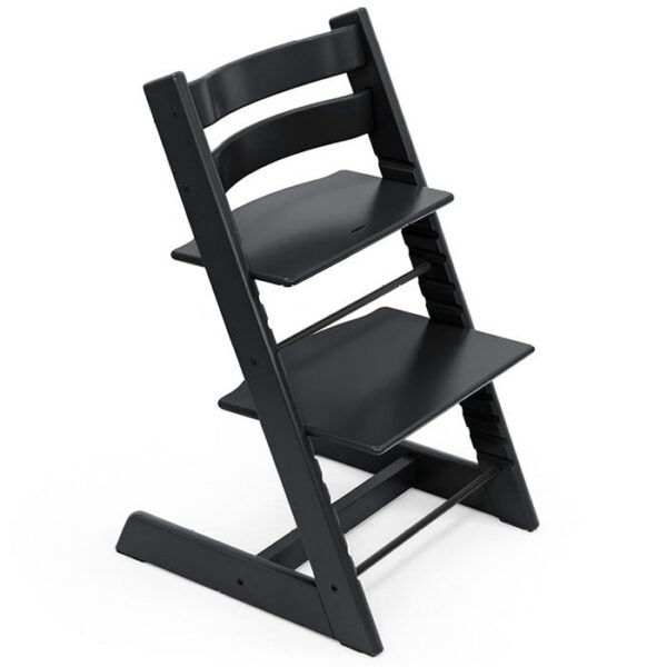 Stokke Tripp Trapp Svart – klassisk matstol som växer med barnet