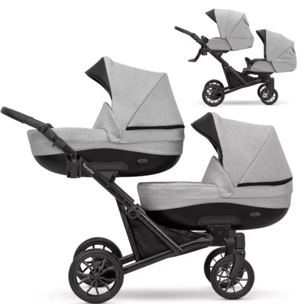 Kunert Booster – syskonvagn med 2 liggdelar och 2 sittdelar