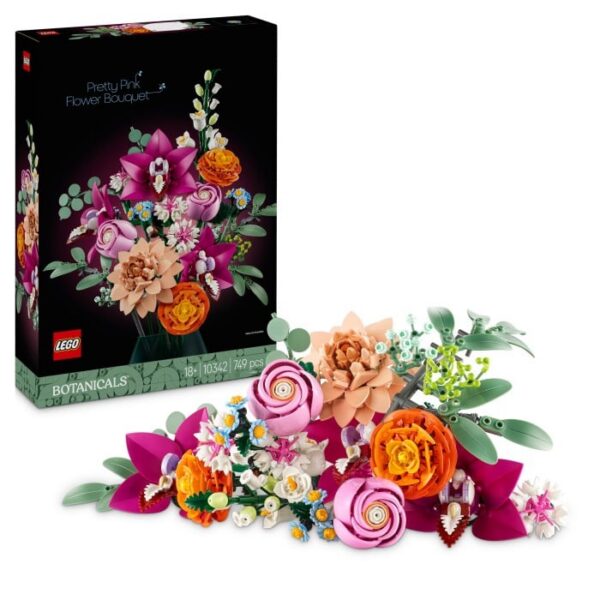 LEGO Botanicals 10342 Vacker rosa blombukett