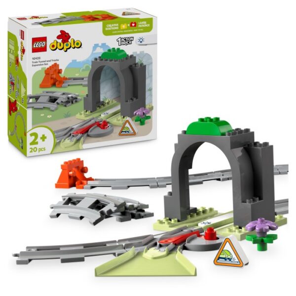 LEGO DUPLO Town 10425 Tågtunnel och spår – Expansionsset