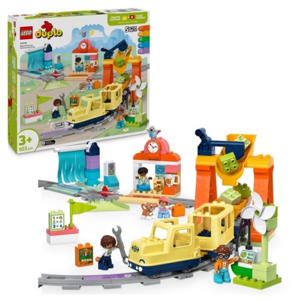 LEGO DUPLO Town 10428 Stort interaktivt pendeltåg