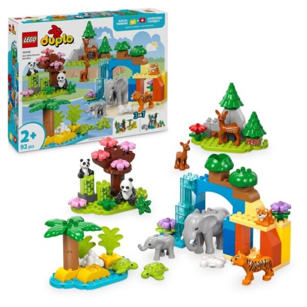 LEGO DUPLO Town 10446 3-i-1 Vilda djurfamiljer